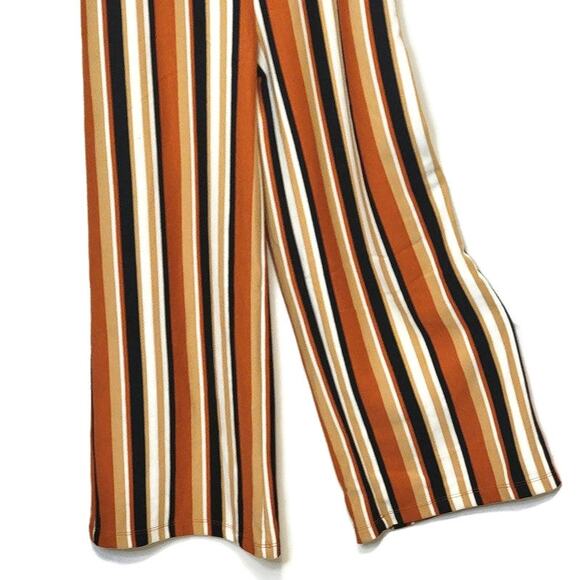 Urban Outfitters Striped Jumpsuit Sleeveless Wide Leg Boho Summer Casual Soft XS - Picture 5 of 15